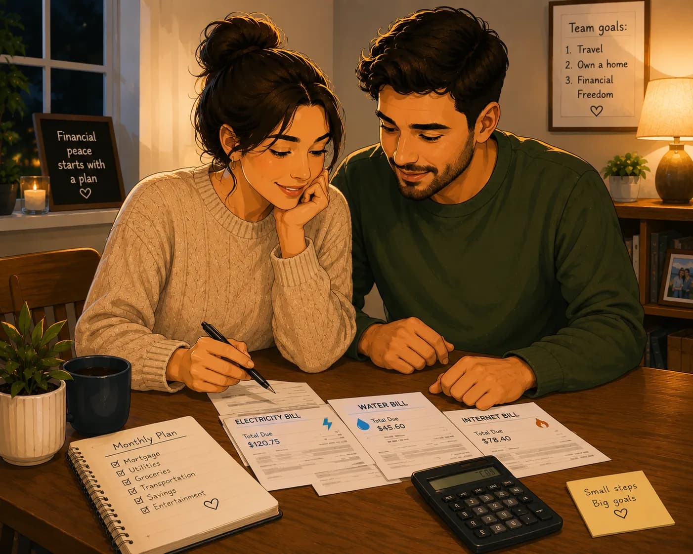 How Couples Should Split Bills: 7 Fair Ways to Share Expenses