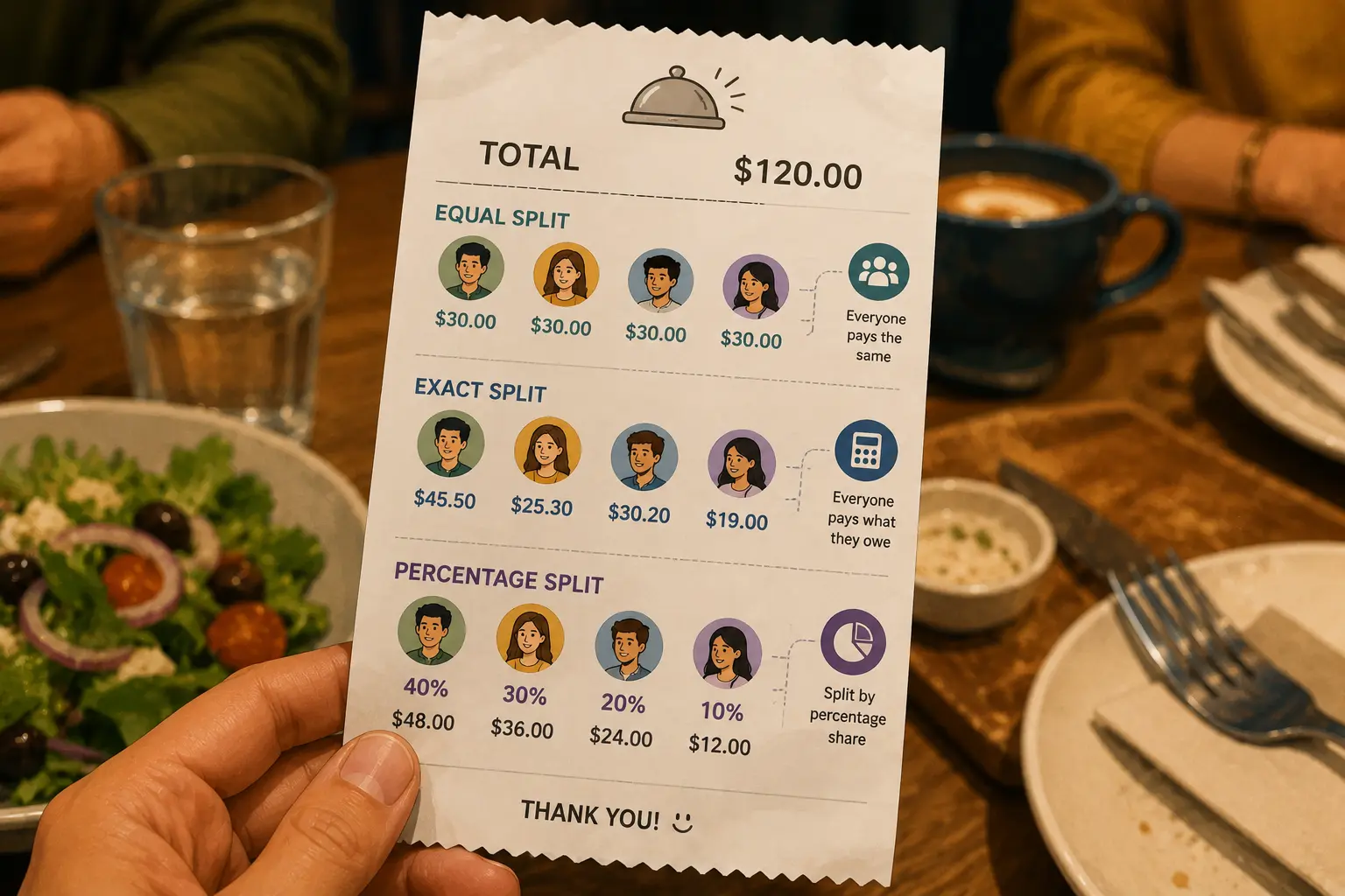 How to Split Restaurant Bills Fairly (Without the Awkwardness)